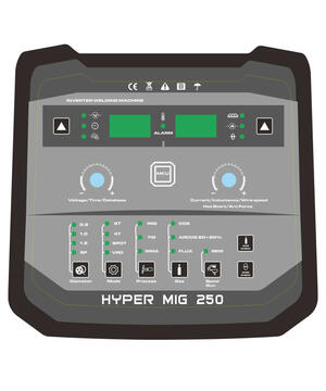 ALFAWELD ALFAWELD HYPER MIG 250A/400V Synergic inverteres hegesztőgép product image 2