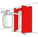 Stöbich ECCLOS-D tűzgátló AJTÓ SZÁLLÍTÓPÁLYA-LEZÁRÁS product image