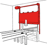 Stöbich ECCLOS-S EI90 tűzgátló szállítópálya-lezárás product image