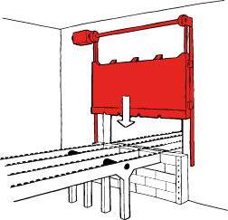 Stöbich ECCLOS-S EI90 tűzgátló szállítópálya-lezárás product image 1