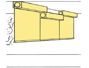 Stöbich MODUCOIL D60 automata textil füstkötényfal product image 1