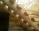 Rönk lépcső fenyő lépcső product image 2