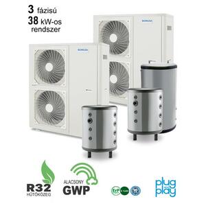 DOMUSA 38 kW-os 3 fázisú Levegő-Víz hőszivattyús rendszer product image 1