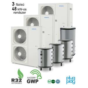 DOMUSA 48 kW-os 3 fázisú Levegő-Víz hőszivattyús rendszer product image 1
