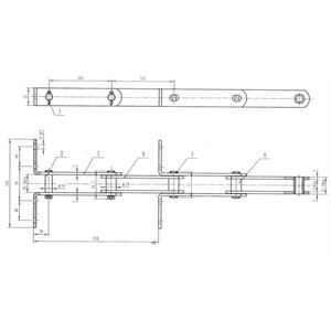 Fv, Fvr, Mr, S-Type Karos vagy füles görgös szállító láncok product image 2