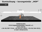 2VD Csúszásgátló gumiszőnyeg - Metrómintás -S-8 product image 3