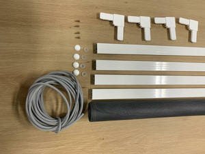 FÉNY-ŐR Kft. 10*25 mm-es Alumínium keretes szúnyogháló szett product image 2