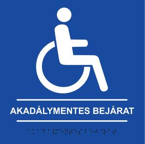 Induct Trade It bt20x20_ajtó melletti braille tábla 20x20 cm product image 1