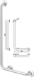 Induct trade It 4080l-j 40x80cm l-alalkú kapaszkodó, jobboldali kialakítással product image 1