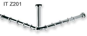 Induct trade It z201 rozsdamentes zuhanyfüggöny tartó rúd product image 1