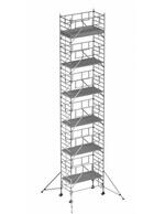 ZARGES MultiTower S-PLUS 2T gurulóállvány + kitám 1,2x2,5 munkamagasság: 13,20 m product image
