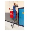 KRAUSE Securo Lépcsőfokos Állólétra, Eloxált 4 - 8 Fokos product image 2