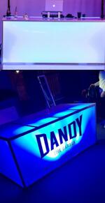 RC Net Világító Plexi DJ pult, plexi pult bérlés product image