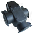 Tracon Electric TICS-A4 Csatlakozóaljzat oldalsó védőérintkezővel, hármas, gumi product image