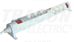 Tracon HRRK3/3 Forgatható-rögzíthető elosztósáv, kapcsolós product image