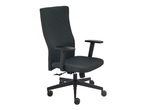 GRO-TeamPlus Black karfás vezetői forgószék magas háttámlával product image 1