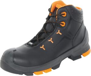 uvex Magasszárú fűzős cipő, fekete/narancssárga uvex 2, S3 40 product image 1