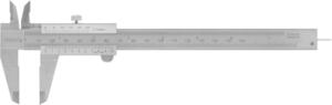 HOLEX Tolómérő 1/50-es nóniusz kör keresztmetszetű mélységmérővel 150 mm product image 1