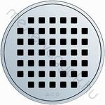 Aco Fürdőszobai padlóösszefolyó szita mintás kerek design rács product image