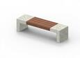Streetbútor Füred beton-fa pad product image