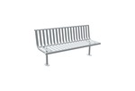 Streetbútor Lézervágott fém egyenes pad product image 1