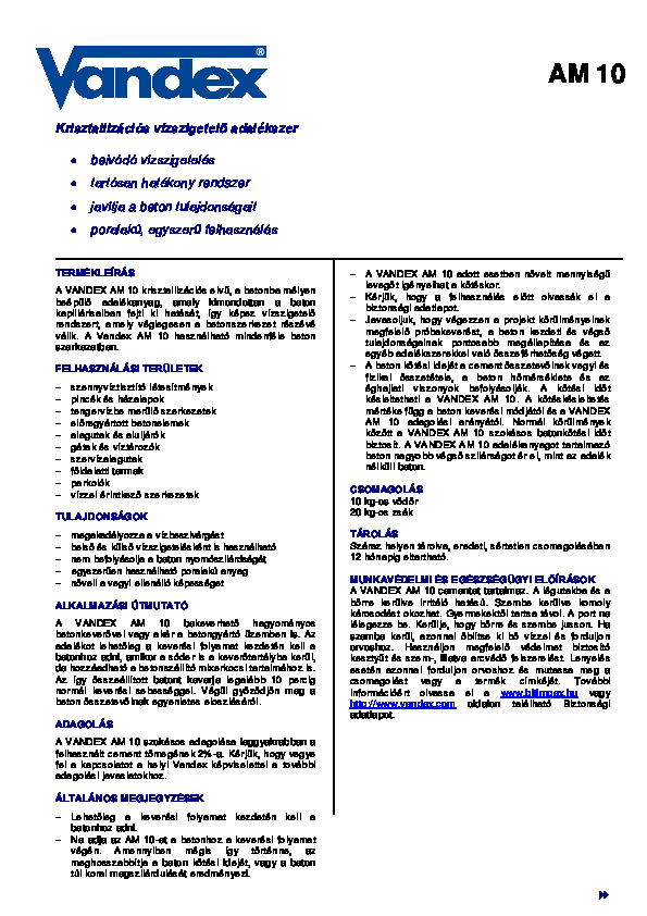 TDS Vandex AM 10 HU.pdf
