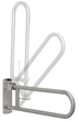 Mediclinics mozgássérült kapaszkodó wc papír tartóval, állítható-szatén-738 mm product image