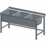 KAPPA Gasztro Kft. Hárommedencés nagykonyhai mosogató product image