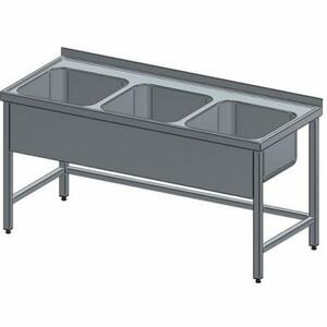 KAPPA Gasztro Kft. Hárommedencés nagykonyhai mosogató product image 1