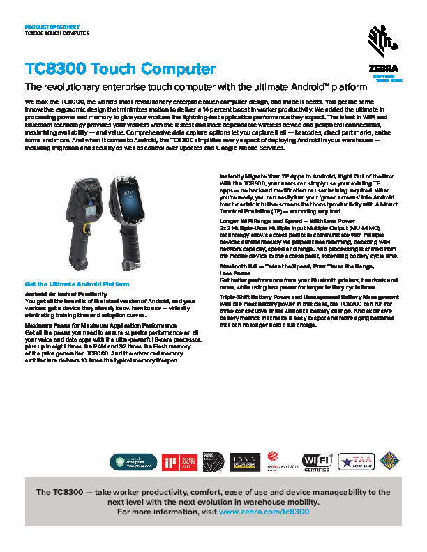 Zebra TC8300 Touch Computer Spec Sheet.pdf
