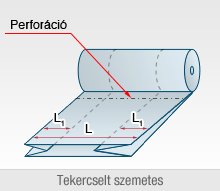 FOLPLAST Redőzött szemeteszsák product image 1