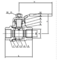 MVV-ISG Szerelhető gömbcsapok, saválló acél,  menetes, PN 40-63 DN 1/4″ – 2″ product image
