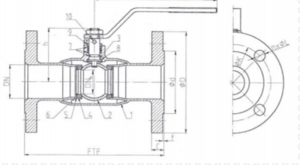 MVV-ISG WK8A karimás vizes gömbcsap PN16-25 product image 1