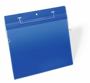  Logisztikai zseb dróttal A4 fekvő, kék product image 1