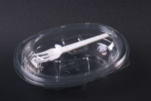 Top-ÁR Ovális tálka villával product image 1