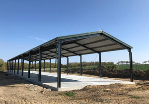 Melegen hengerelt acél szelvényből készült csarnokszerkezet ajánlatkérés