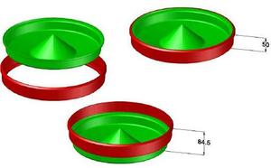 Sperotto Feedy Flex broileretető tányér product image 1