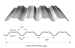 Acéllemez.hu T55 Trapézlemez product image 1