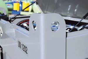 EMILIANA SERBATOI EMILCUBE 950 literes acél gázolaj tartály ADR minősítéssel, 12 V-os, 40 l/perc, 8 m nyomótömlő, automata pisztoly, K24 digitális mérőóra, 10 mikornos víz- és szennyleválasztó szűrőkészlet product image 4