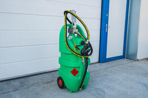 EMILIANA SERBATOI Emilcaddy 110 literes BENZIN tartály 12 V-os kivitel,  3 m nyomótömlő, 4 m elektromos csatlakozóval, automata pisztollyal product image 3