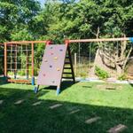 Játszótérpont Kft. Hintával kombinált, nyújtós mászóka mászó hálóval product image
