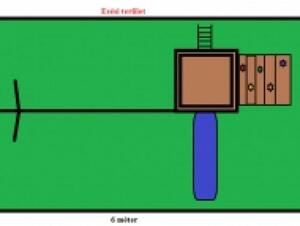 Játszótérpont Kft. Bástyás hinta mászófallal rönkfából product image 2