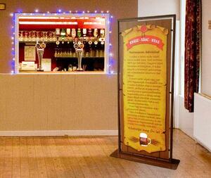 Triangle hungária Beltéri információs totem oszlop készítés product image 3