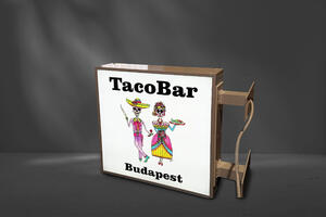 Triangle hungária Plexi előlapos világító tábla gyártás product image 3