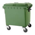  1100 literes hulladéktároló,  lapos tetejű szelektív hulladékgyűjtő konténer product image